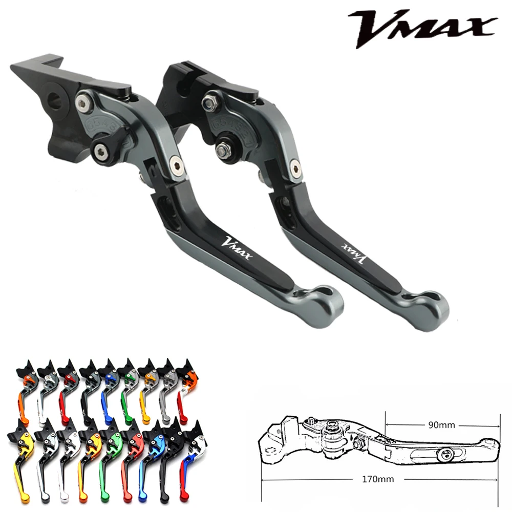 

For Yamaha VMAX V-MAX V MAX 1700 2009-2018 2010 2011 2012 2013 2014 2015 2016 2017 Motorcycle CNC brake clutch lever VMAX1700