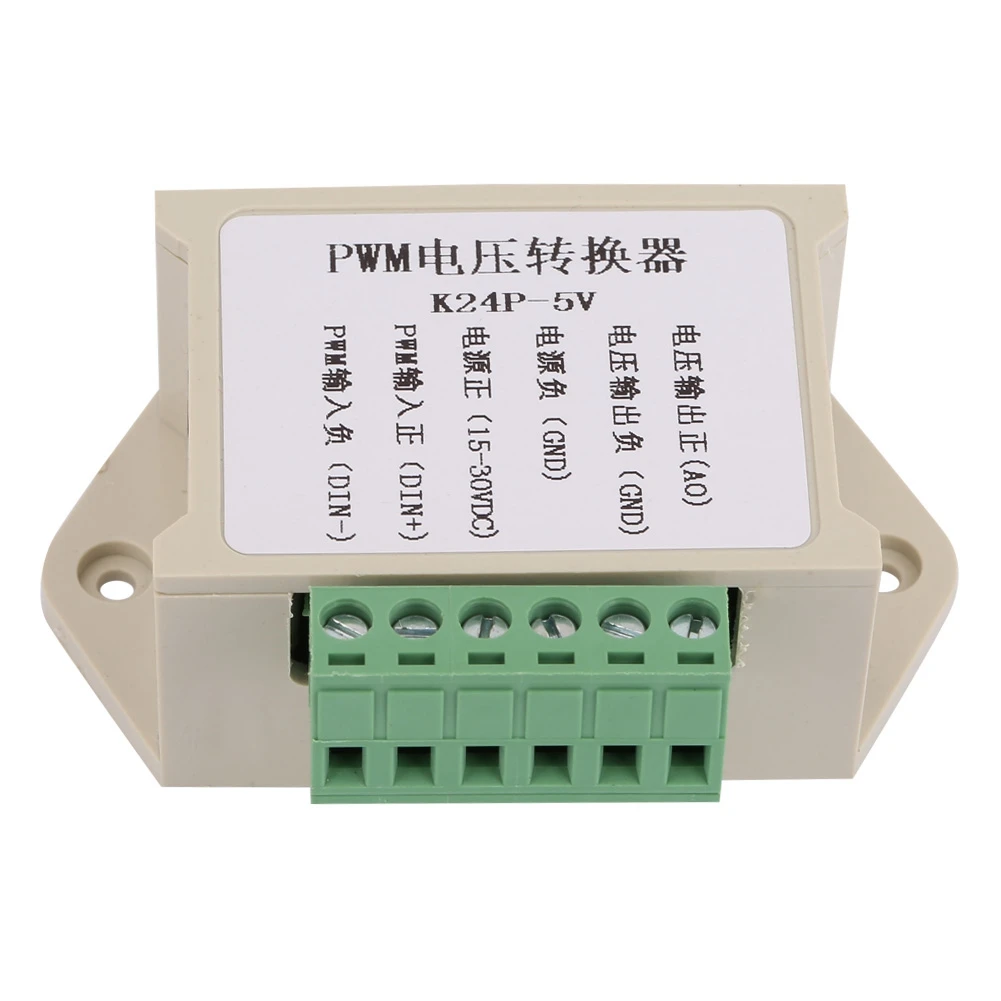 Фото 1-3KHZ 24V PWM Signal to 0-5V Voltage Converter D/A Digital-Analog PLC Intustral Interface Analog Tool Обустройство дома 1-3KHZ 24V PWM Signal to 0-5V Voltage Converter D/A Digital-Analog PLC Intustral Interface Analog Tool Обустройство дома
