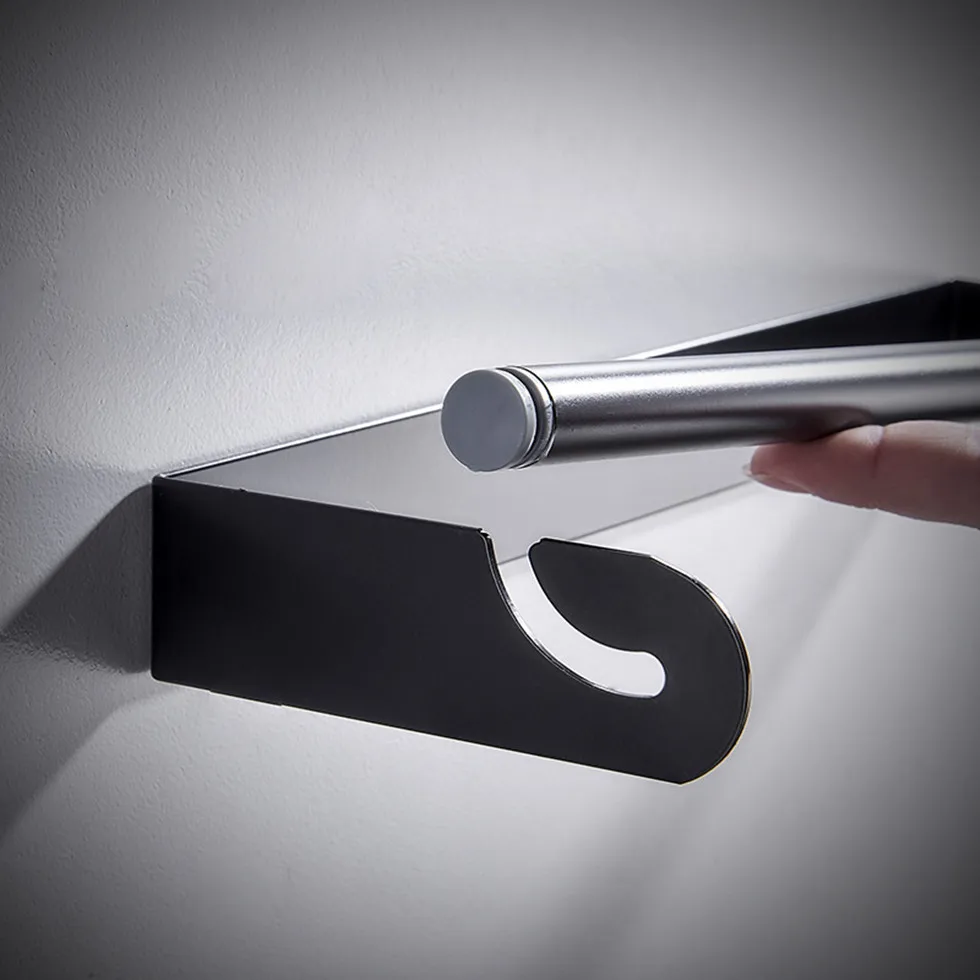 Черная кухонная стойка для консервантов многофункциональная Бытовая пленка