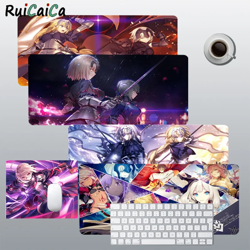 

Fate Grand Order Your Own Mats Large Gaming Mouse Pad XL Locking Edge Size for CSGO Game Player Desktop PC Computer Laptop