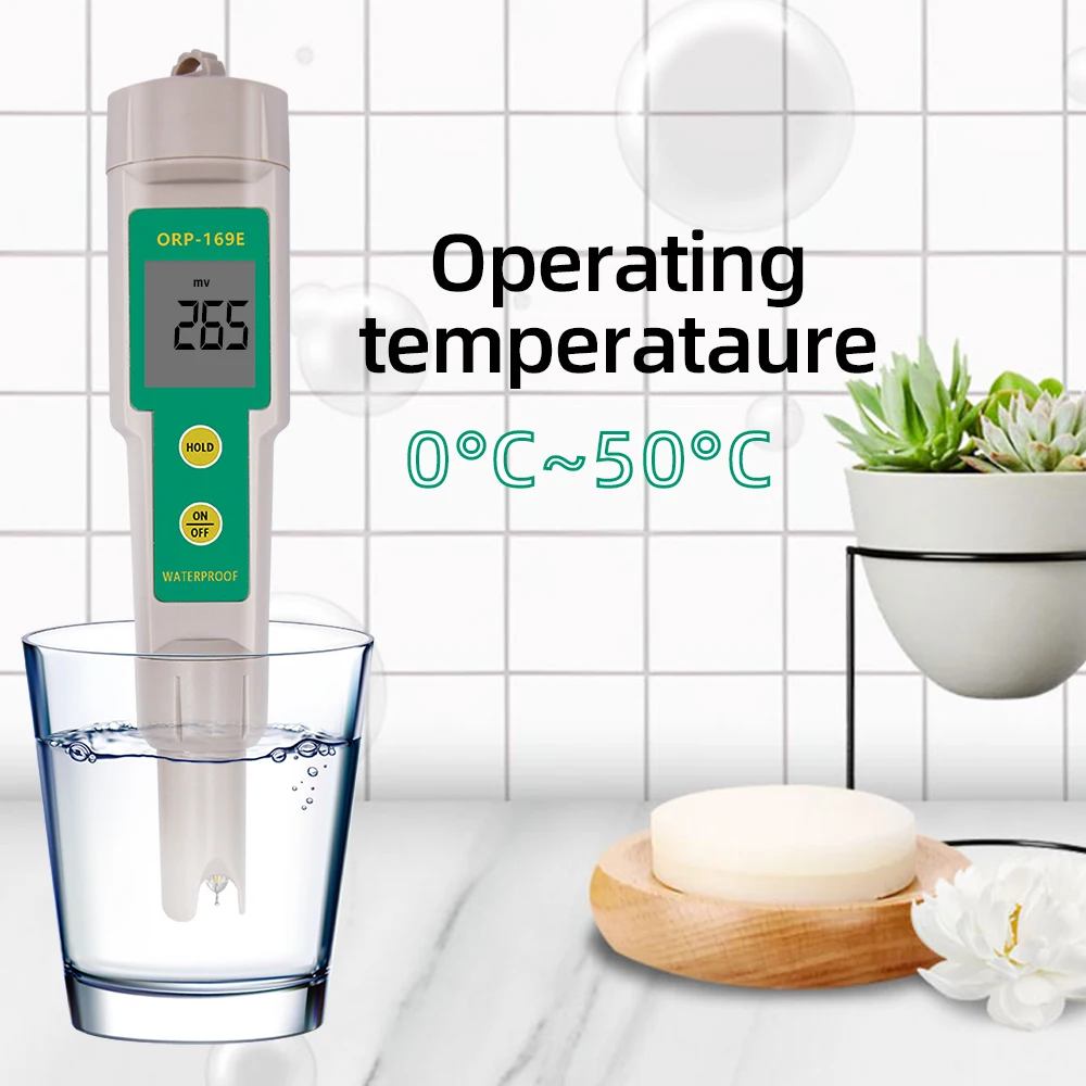 ОВП/редокс-тестер 169E водонепроницаемый ОВП-метр тестер качества воды |