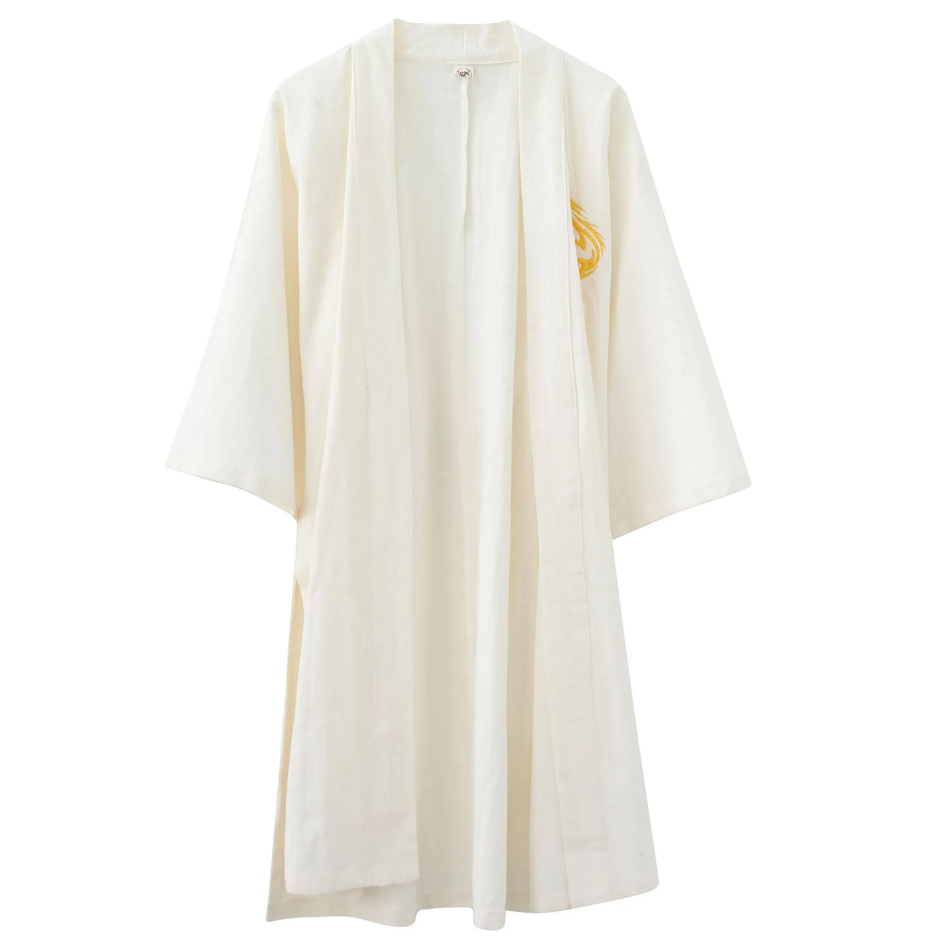 Мужские хлопковые льняные куртки Hanfu в китайском стиле костюм с вышивкой дракона