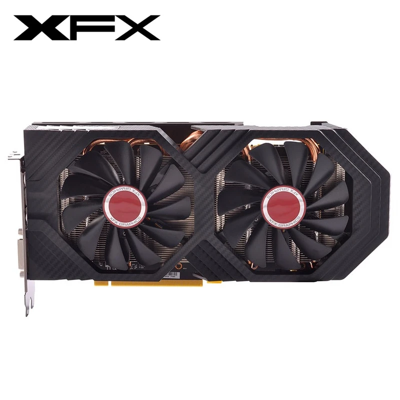 

Графические карты XFX RX 580 8 Гб AMD Radeon RX580 8 Гб 2304SP видеоэкран карты GPU настольный компьютер игровая карта HDMI видеокарта для майнинга