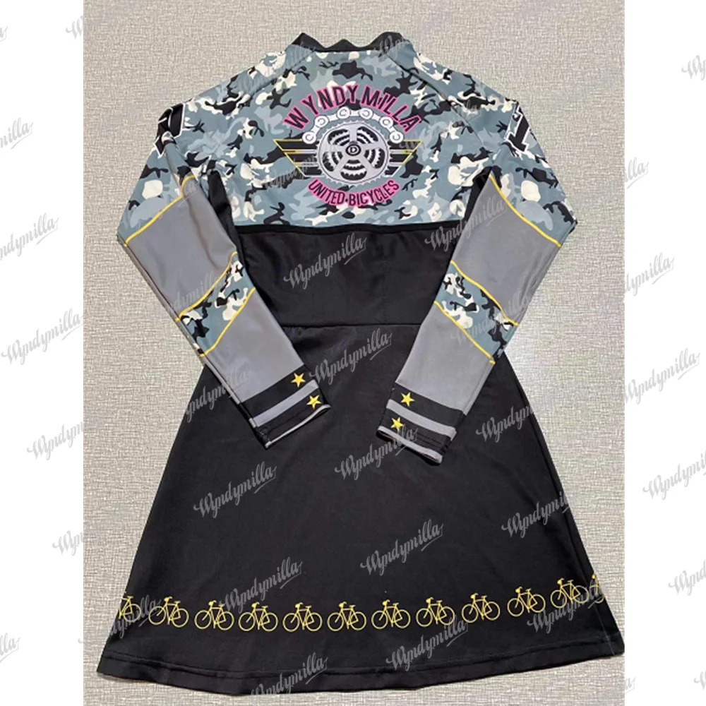 Женский велосипедный комбинезон Wyndymilla мини-юбка юбка с длинным рукавом