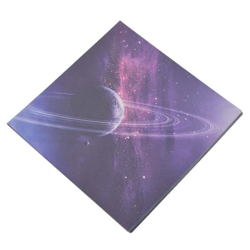 

Scrapbooking Origami Paper Art Background Universe Planet Moon Paper Card Making DIY Craft