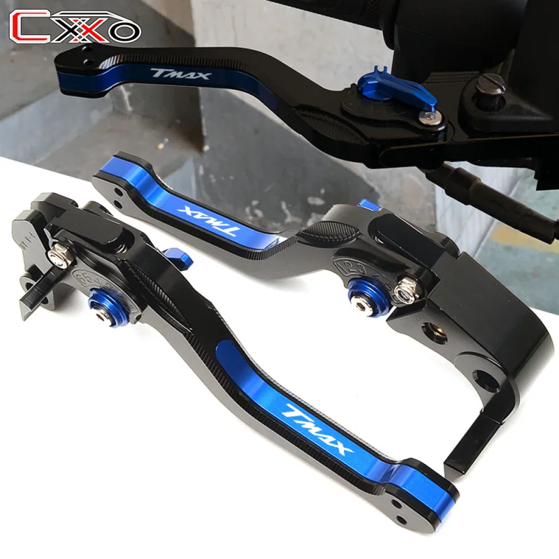 

New arrivals T-MAX Motorcycle 3D Rhombus Adjustable brake clutch levers For TMAX 500 530 560 tmax 2008-2021 2017 2018 2019 2020