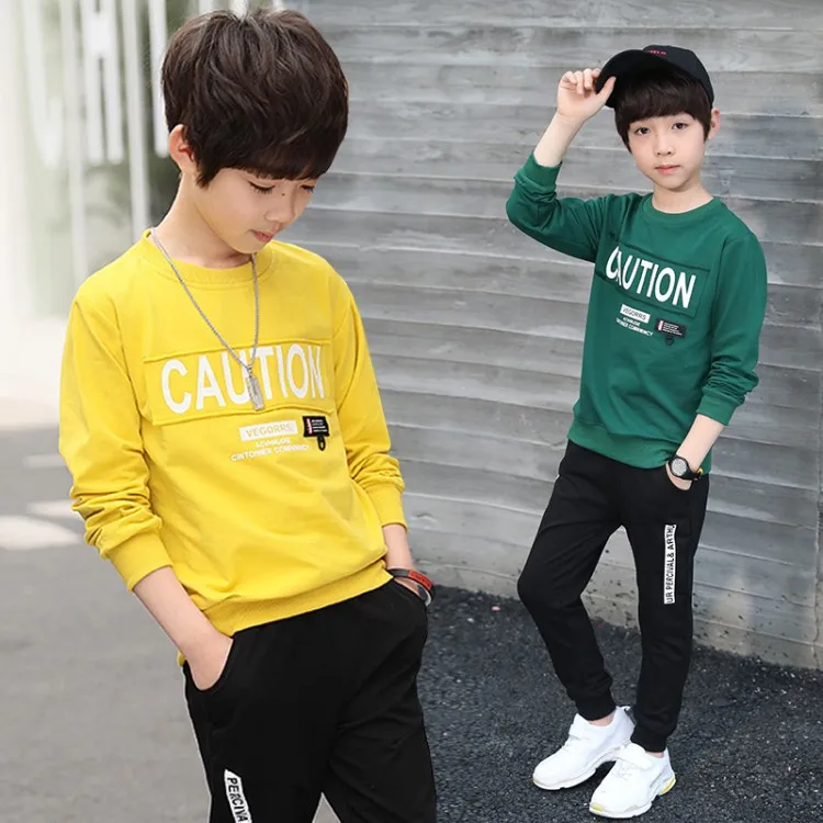 Boys Clothing Sets Kids Clothes Children Suits Casual The Letter Printing for Sport Suit Boy 2019 |