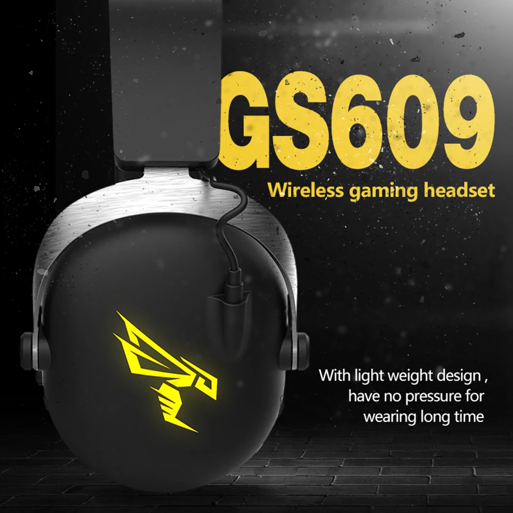 Игровая Гарнитура SOMIC GS609 2 4G беспроводные наушники 3 5 мм проводные Hi-Fi музыкальные