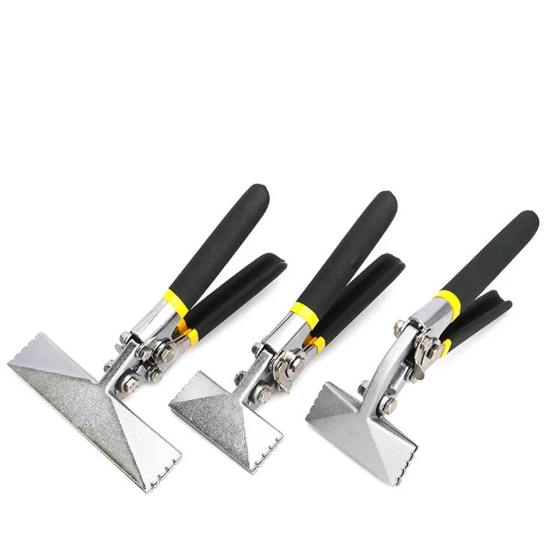 Щипцы для сгибания листового металла ручной бесшовник с широкими губками прямой