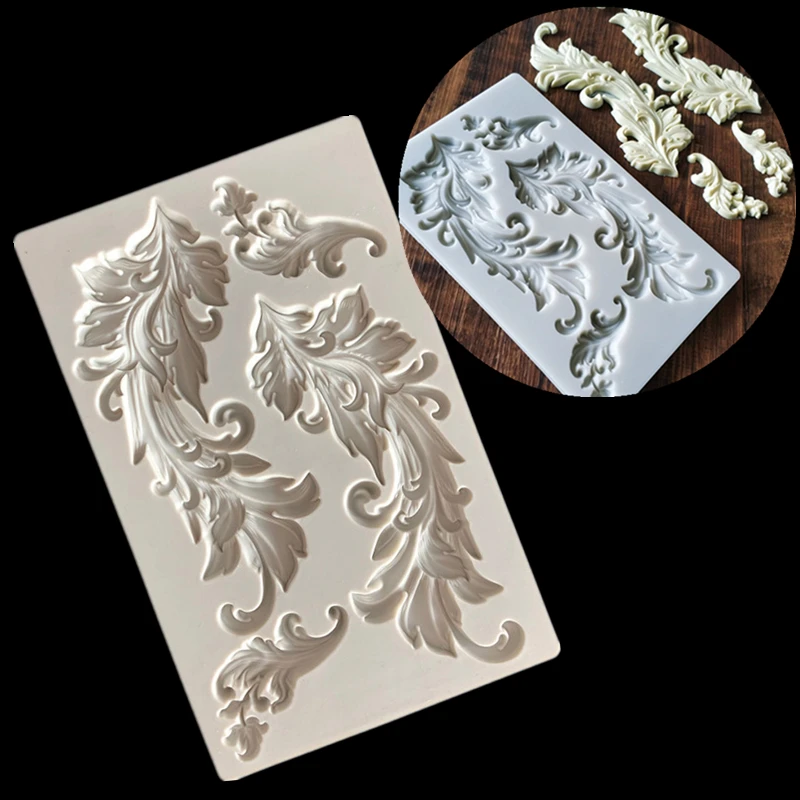 Европейская ретро рельефная силиконовая форма керамическая глина 3D настенная
