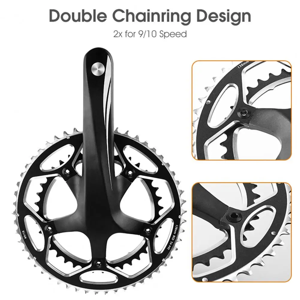 Интегрированная Звездочка для велосипеда цепь из алюминиевого сплава с матовой