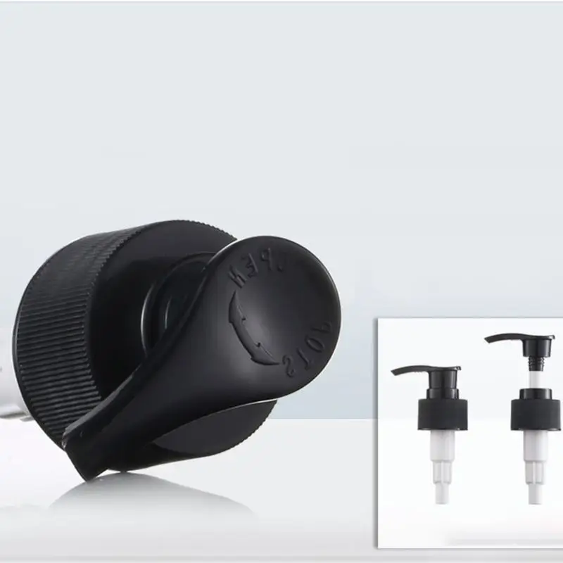 500 мл ПЭТ многоразовая пустая бутылка пресс-насос шампунь лосьон мыло Макияж