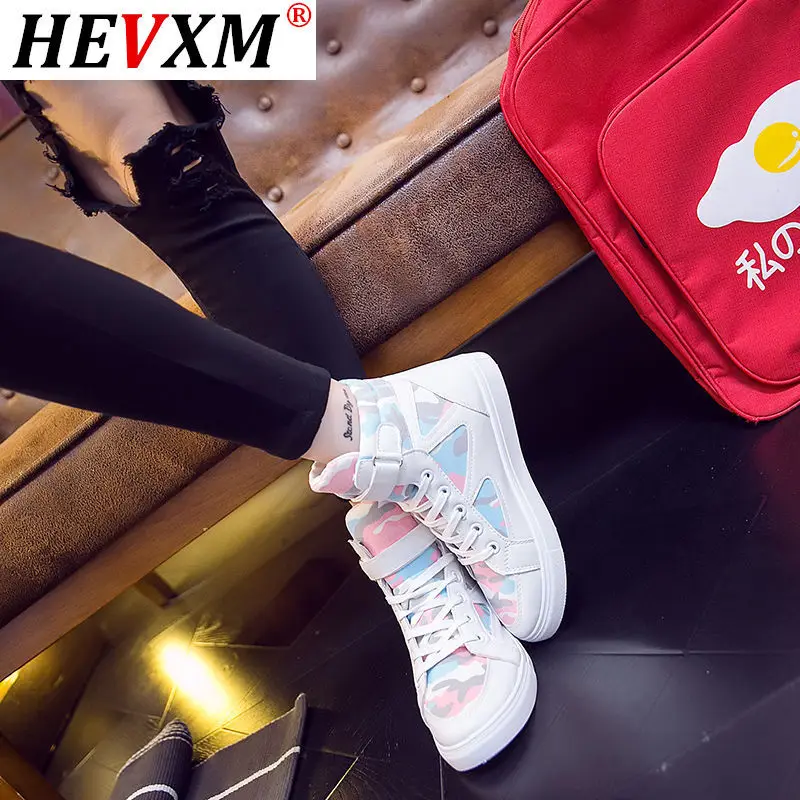 

Women canvas shoes for 2021 spring and autumn female High-top 4 colors classic casual shoes footwear size 35-40