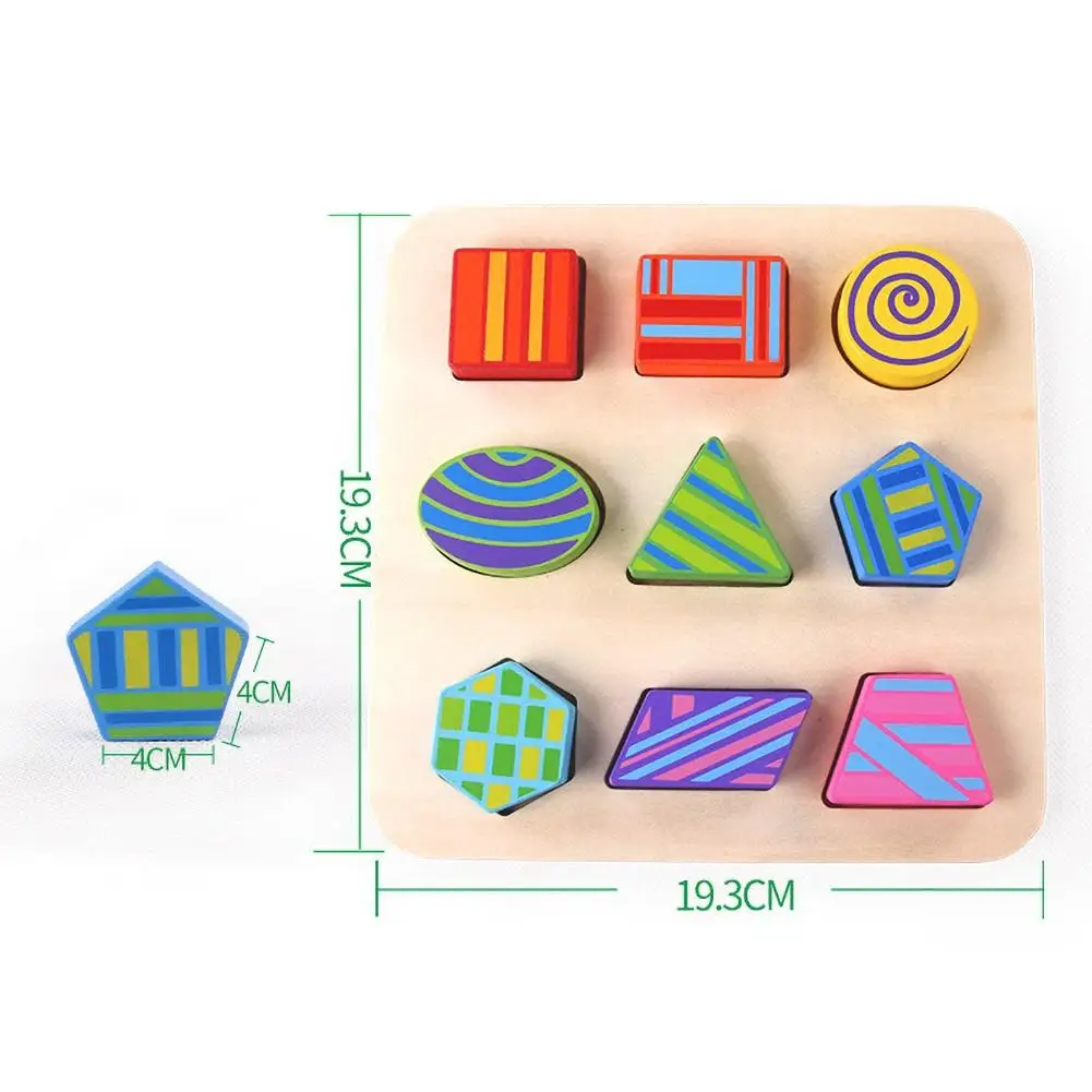 

Kids Wooden Number Letter Shape Matching Recognition Board Early Educational Toy