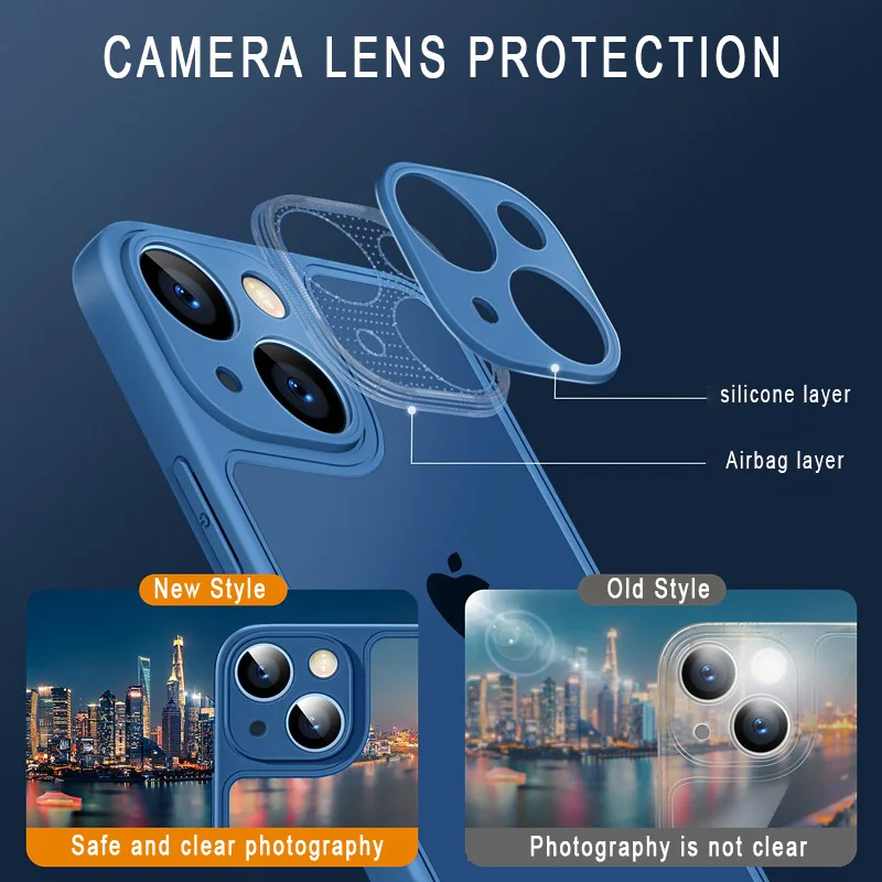 luxury transparent shockproof silicone phone case for iphone 13 12 11 pro xr x xs max mini soft thin bumper clear cover free global shipping