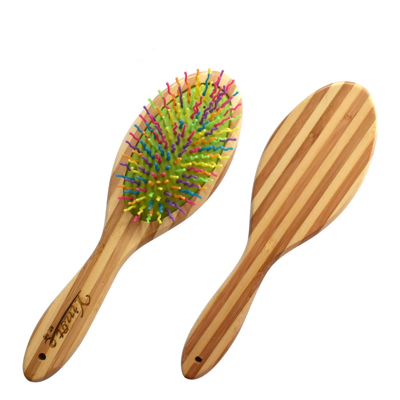 Расческа массажная для домашних животных цветная щетка удаления шерсти у собак и