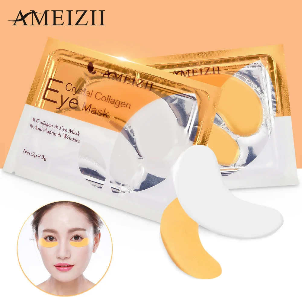 

1Pair Collagen Crystal Eye Mask Face Mask Gel Eye Patches For Eye Bags Wrinkle Dark Circles Eye Pads Skin Care Korean Cosmetics