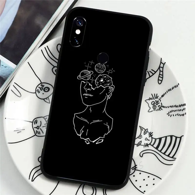 

Lover Plant Cartoon space universe Phone Case For xiaomi Redmi 5 5A plus 7A 8 note 2 3 4 5 5A 6 7 GO K20 A2