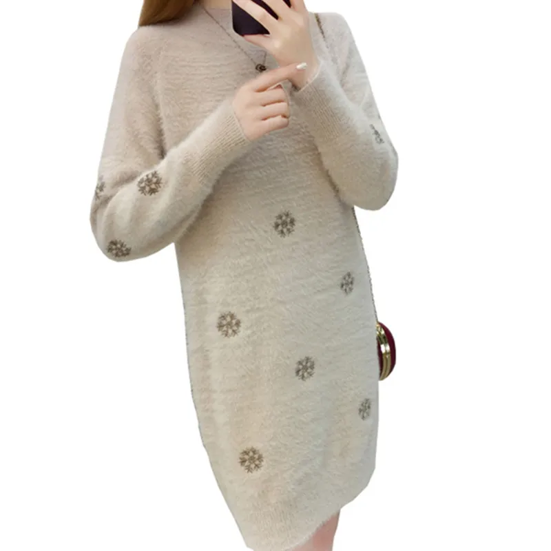 Women Pullover Knitted Sweater 2019 Autumn Winter Tops New Plus Size Ladies Sweaters Long Sleeve O-Neck Clothes Female Jumper | Женская