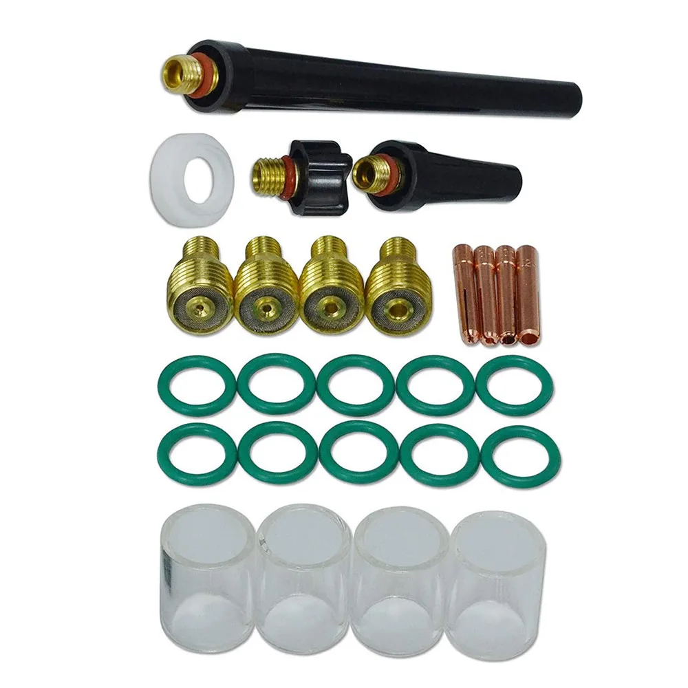 

Accessories Collet Body Equipment TIG Gas Lens Pyrex Cup Torch Welding