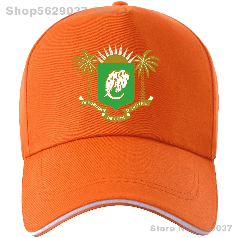

COTE D'IVOIRE baseball cap flag free custom name number civ hat nation ci ivory coast french d ivoire country print photo cap