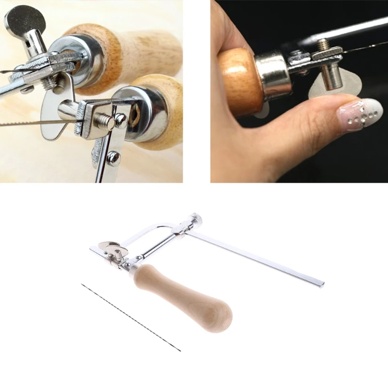 Mini Piercing Blade Jewelry Steel Saw Frame Adjustable Jewelers+FREE 1 #C05# | Бытовая техника
