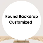 Круглый фон на заказ, фон для фотосессии на день рождения, свадебный реквизит, Круглый Стенд АРКА, украшение для фотостудии