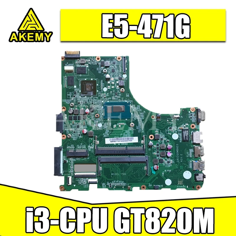 

SAMXINNO для For Acer aspire E5-471 E5-471G Laotop материнская плата DA0ZQ0MB6E0 материнская плата с V3-472P GT820M