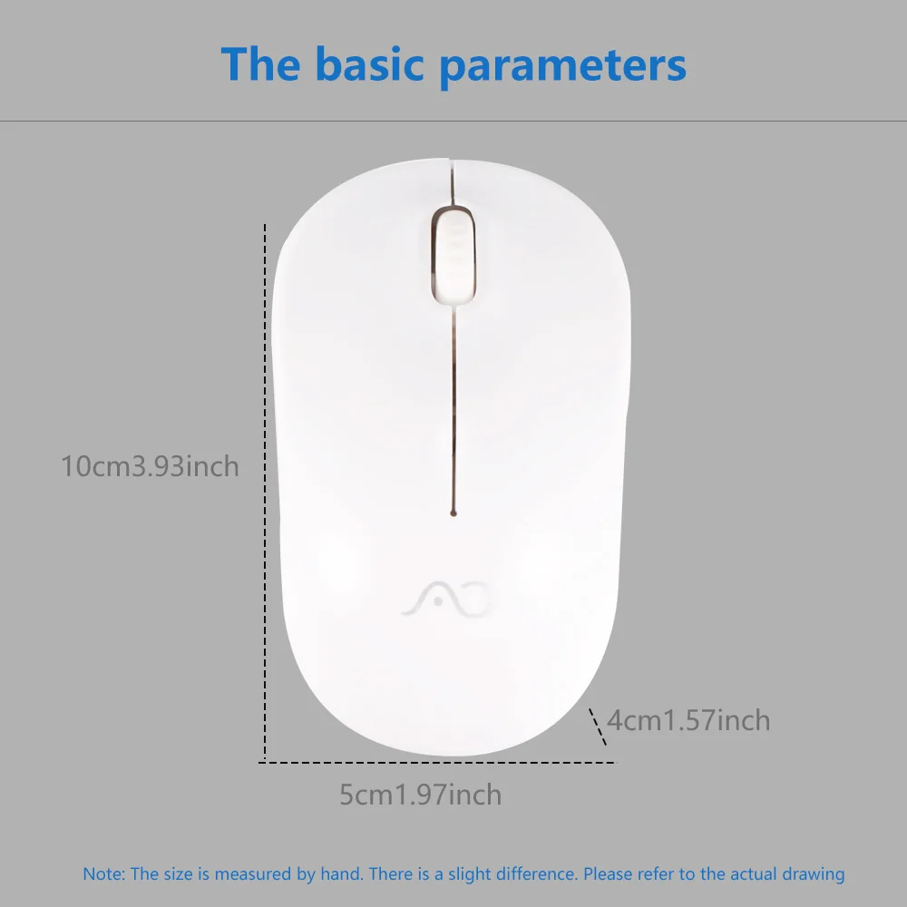 

2.4GHz Stable Connection Wireless Mouse Silent Mouses Portable Mute Mice For Notebook Mini Mouse Computer 1600 DPI Mause