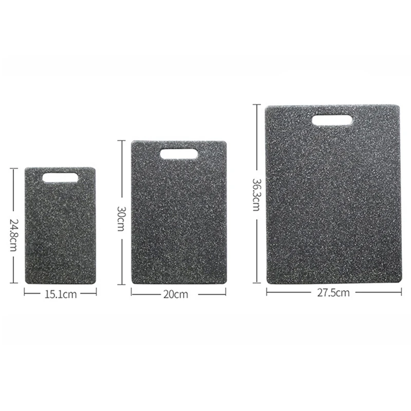 Пластиковая разделочная доска с мраморным дизайном нескользящая кухонная из