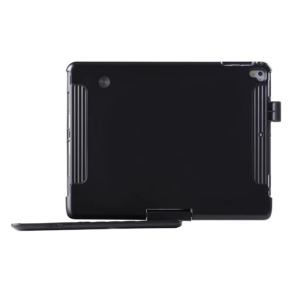 Для iPad 9,7 Pro 9,7 Air 1 2 Чехол с поворотом на 360 градусов PU TPU чехол-подставка с цветной Подсветкой Bluetooth сенсорная клавиатура