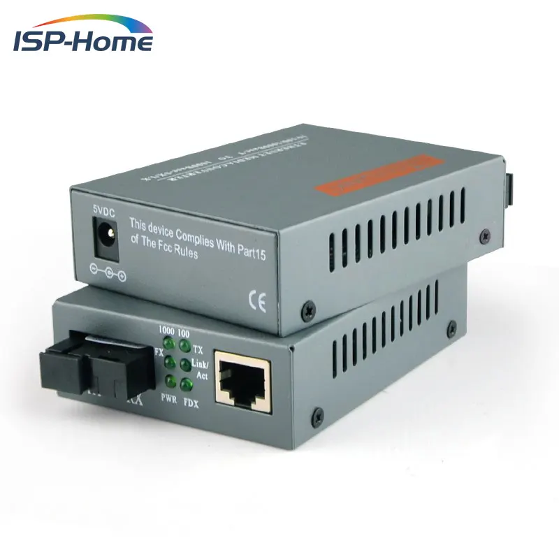 1 пара оптоволоконный медиа-конвертер 1000 Мбит/с | Мобильные телефоны и аксессуары