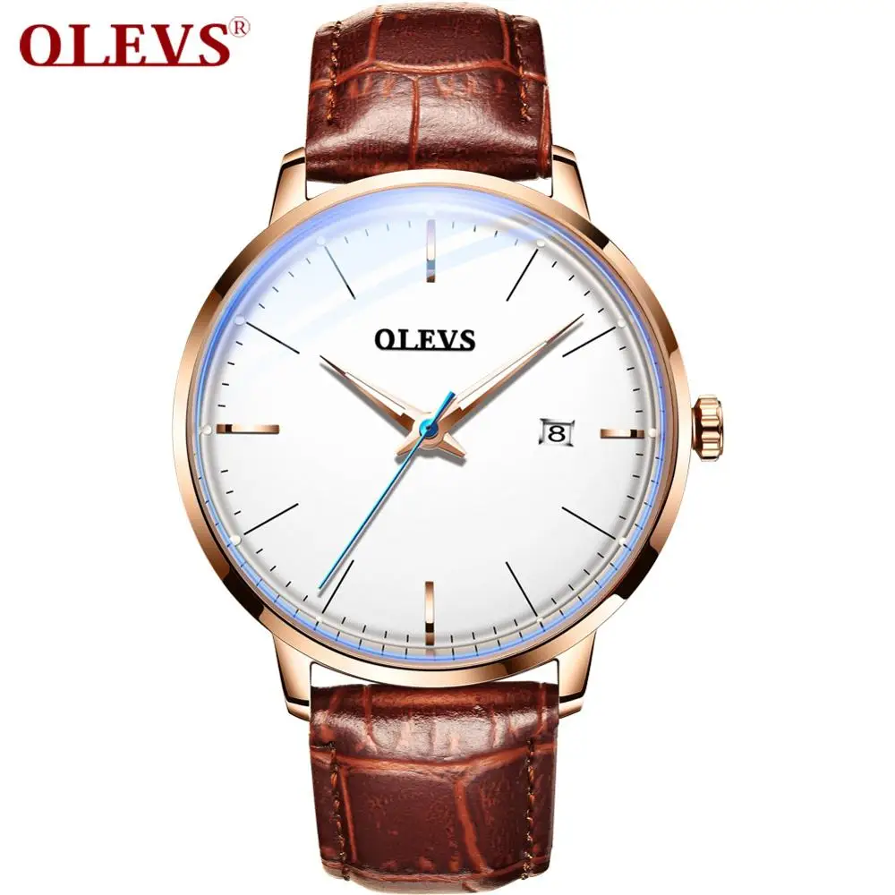 

Olevs-6609 Original Men's Business Automatic Mechanical Watch Sport Luminous Luxury Fashion Clock Calculagraph Wristwatch