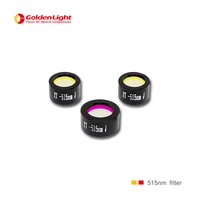 oem custom size colorful515nm d256mm narrow band pass optical filter for biochemical analyzer eliasa interference