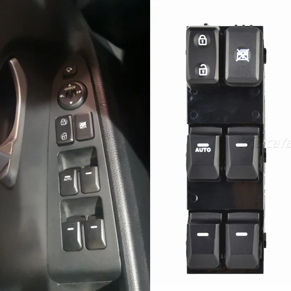 Выключатель стеклоподъемника без панели 16 контактов 2011 2016 Kia Sportage R OEM 93570 3W000 | Переключатели и рычаги для авто -33005191552