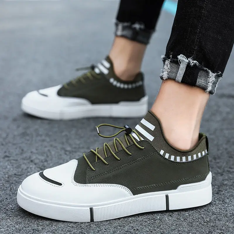 New Style Low-Help Men's Simple Casual Shoes Spring Autumn Period Men's Leisure Shoes Luxury Breathable Loafers Sneaker
