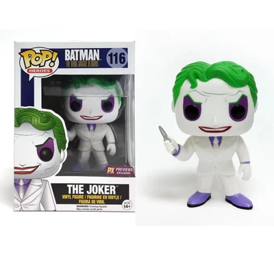 116 Funko поп Бэтмен Джокер виниловые Фигурки Коллекционная модель игрушки для детей - Цвет: 116