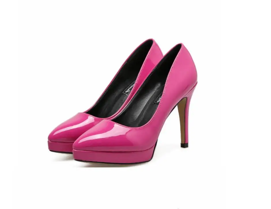 Туфли-лодочки женские на платформе 10 см высокий каблук гладиаторы пикантная