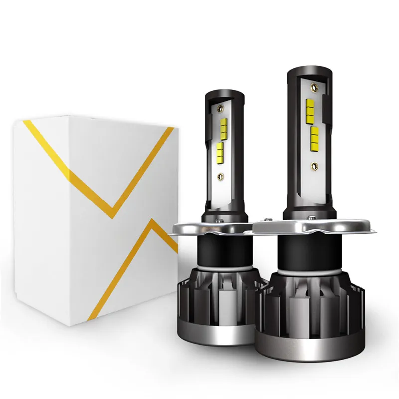 

2Pcs 6000K H4 LED H7 H1 HB4 H11 HB3 CSP Chip Car Headlight Bulbs 72W 12000LM Car Styling 9005 9006 Led Automotivo Fog Light