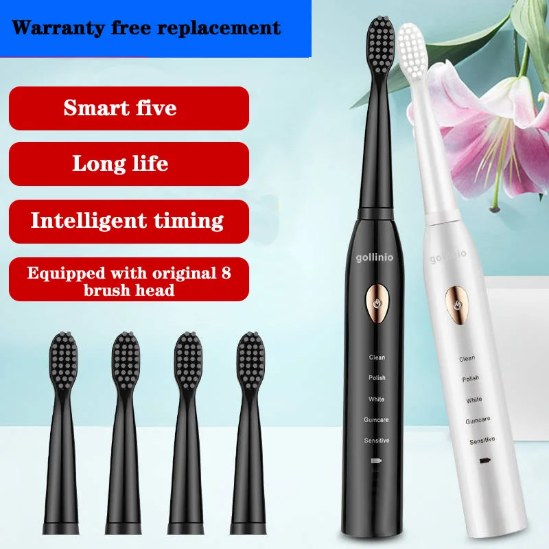 

Sonic Electric Toothbrush rechargeable usb fast Adult Timer Teeth Brush 360 degrees Tooth Brush electric Replacement case GL15A