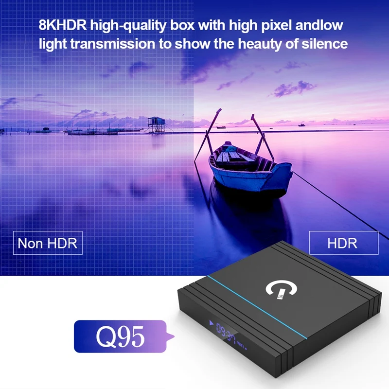 

Q95 S905 X3 4G 32G Android 9.0 Bluetooth TV Box Media Player Top Box