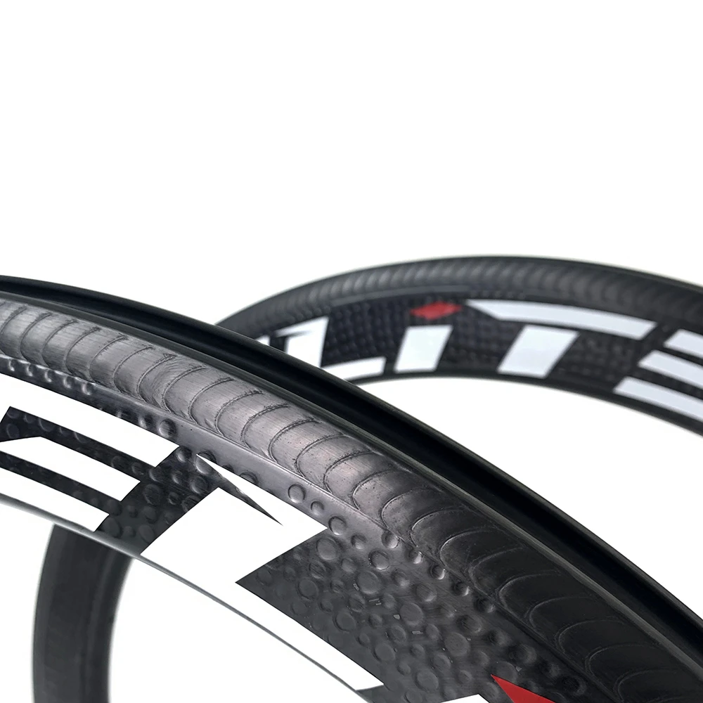 Новый 58 мм Глубина ямочка оправы углерода взлома Ножи торможения поверхность