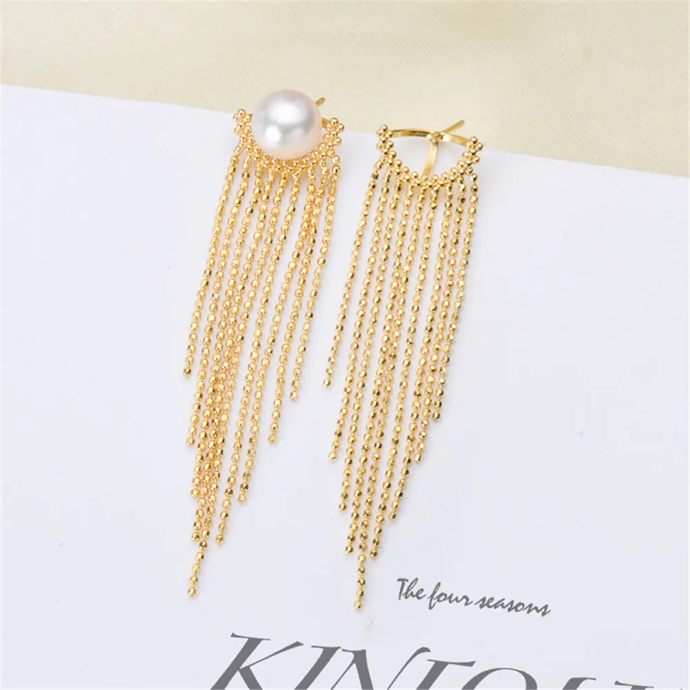 

2021 Trend Jewelry Pearl Earrings Accessories S925 Sterling silver Jewelry Findings For Women Custom Made Handmade Gifts