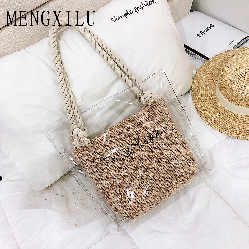 Соломенные сумки для женщин женская сумка через плечо горячая Распродажа 2019