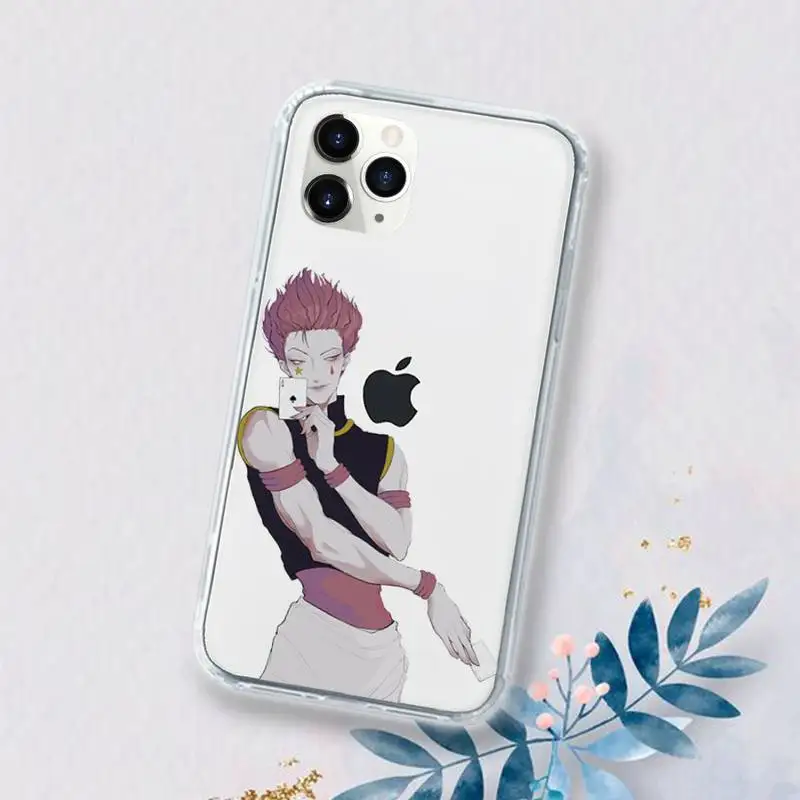 

Hisoka hunter x hunter Phone Case Transparent for iPhone 11 12 mini pro XS MAX 6 6S 8 7 Plus X 5S SE 2020 XR