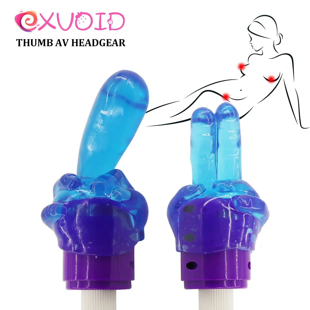 EXVOID Head Covers AV Rod Cap Magic Wand Attachment Stick Vibrator Accessory Sex Shop Toys For Couples |