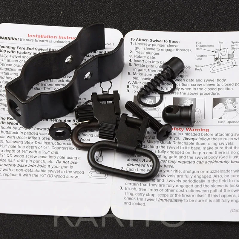 QD строп стальные Вертлюги для полицейских ружей Ремингтона 870P с бывшими в