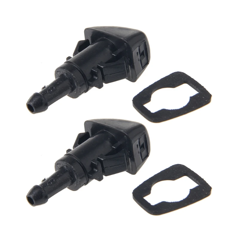 

2 Pcs Windshield Washer Wiper Water Spray Nozzle For Chrysler 300C
