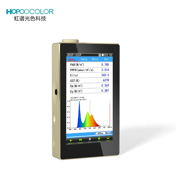 HOPOOCOLOR растительный фотосинтетический фотонный флюсометр/спектрометр