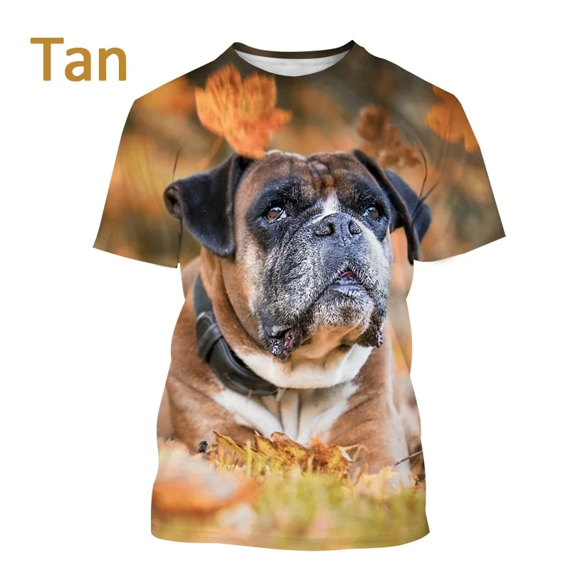 Лидер продаж мужские 3D футболки-боксеры с собакой модные милые животные рисунком